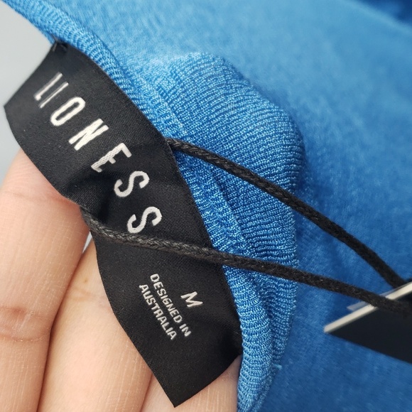 Lioness Blue Velvet Mini Dress - Picture 14 of 14